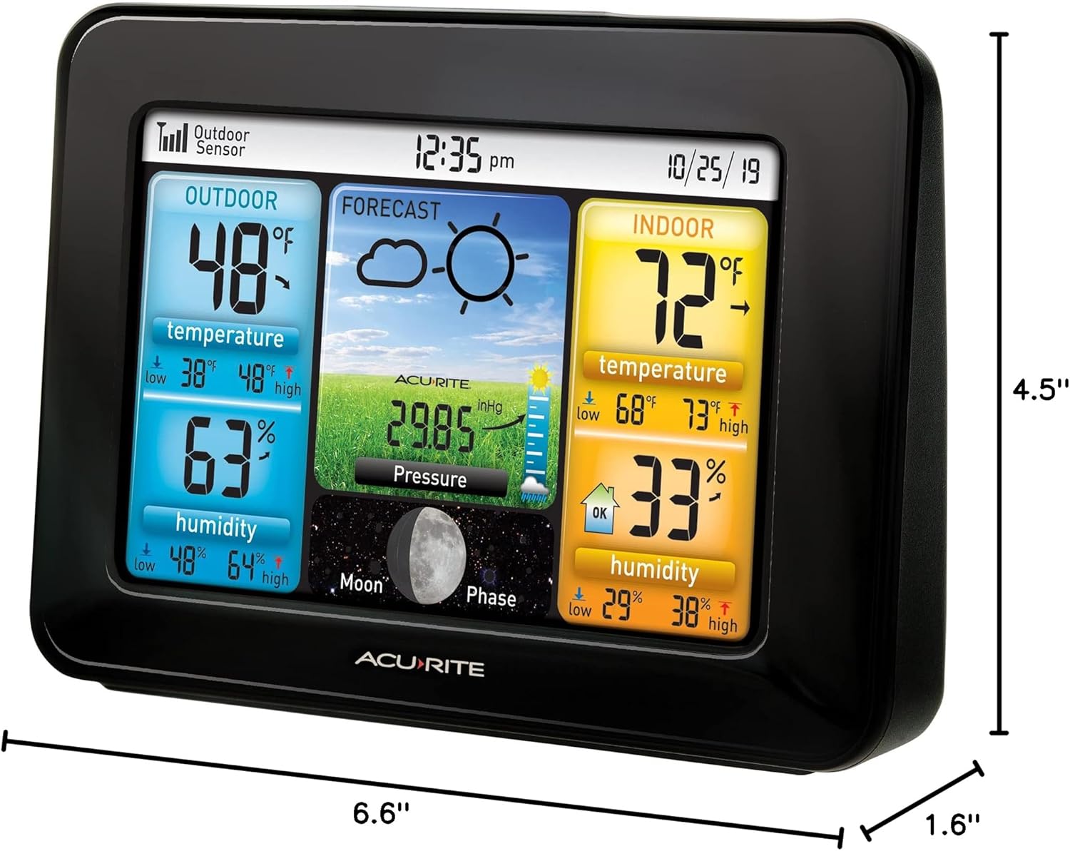 AcuRite Wireless Home Weather Station with Color Display, Indoor Outdoor Thermometer and Temperature Sensor11