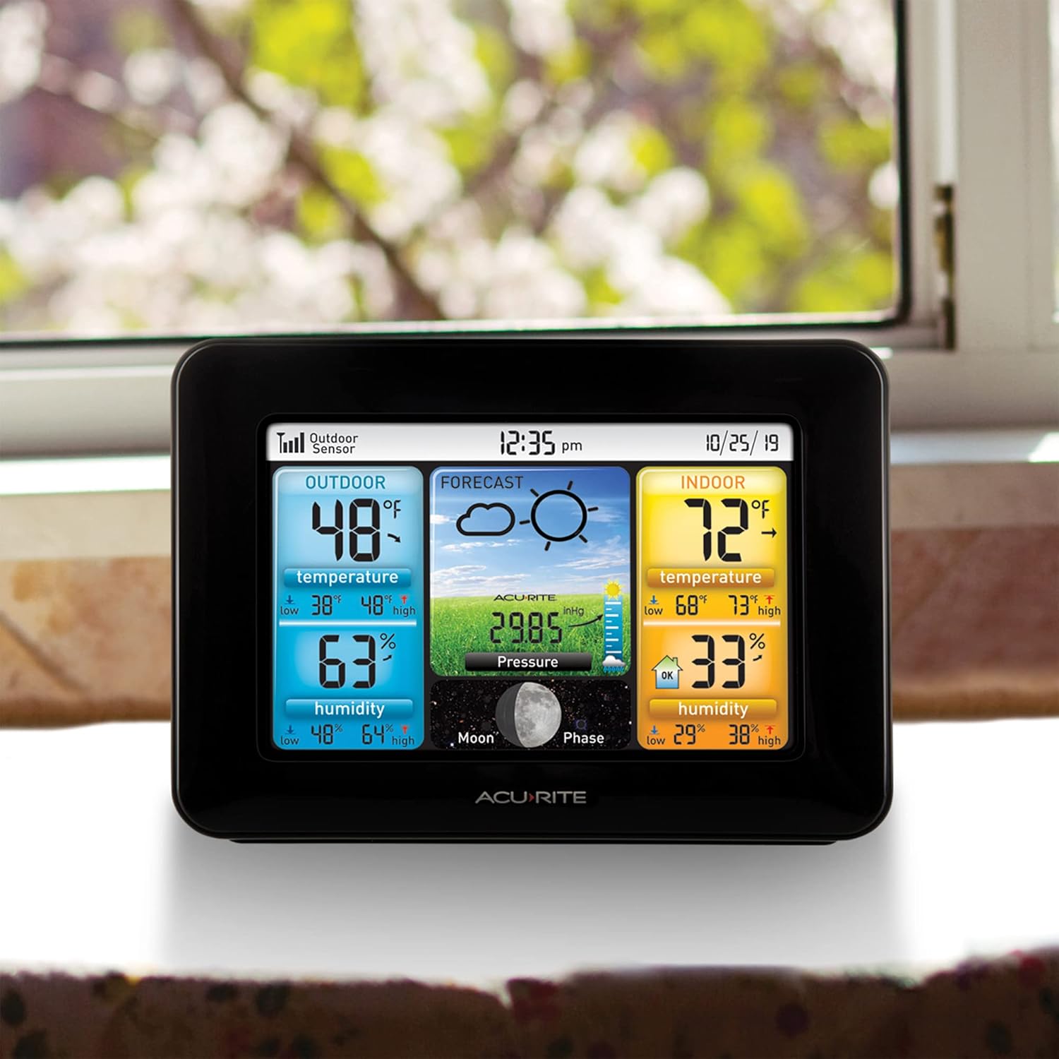 AcuRite Wireless Home Weather Station with Color Display, Indoor Outdoor Thermometer and Temperature Sensor8