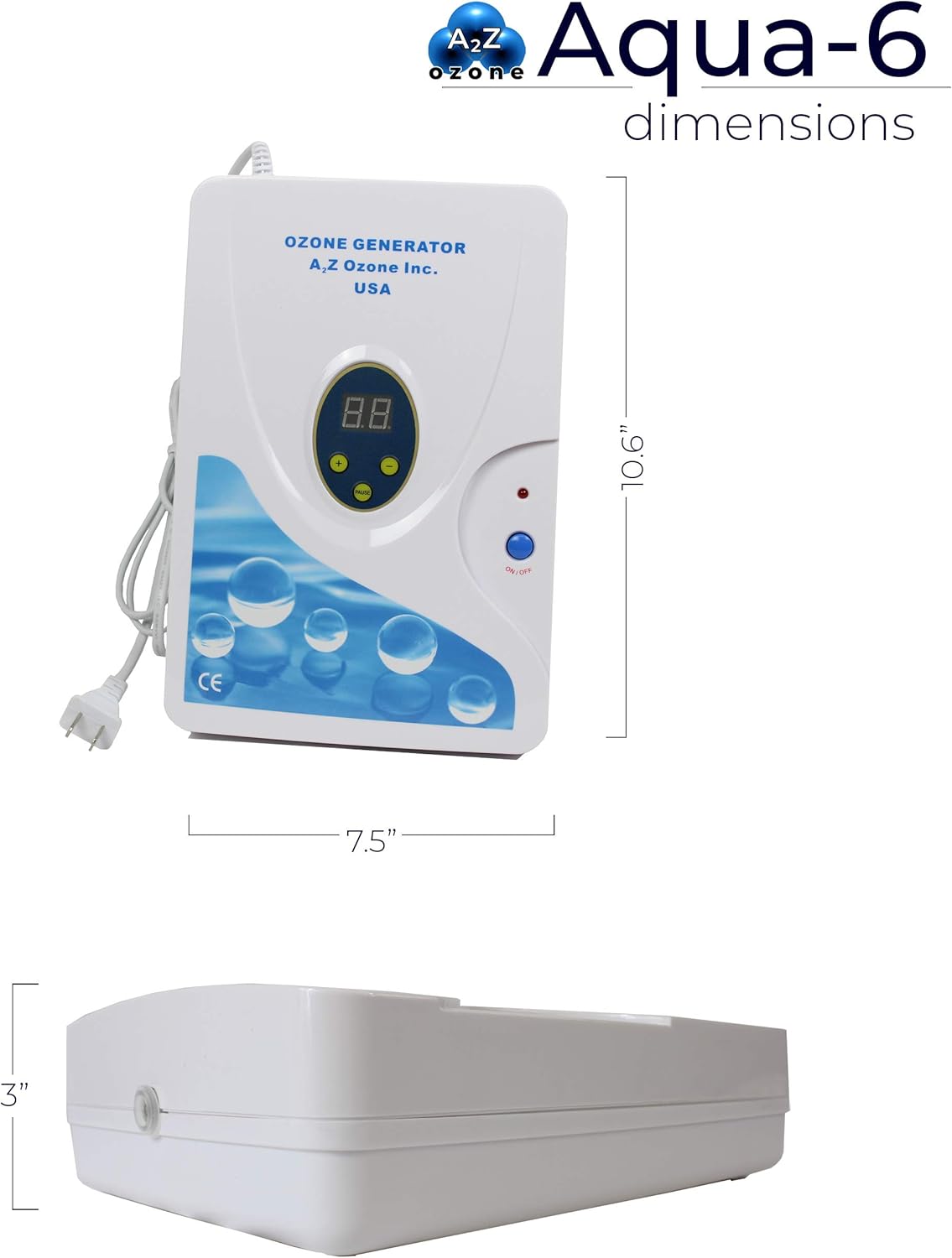 Aqua-6, 120 mg hour Water Ozone Generator54
