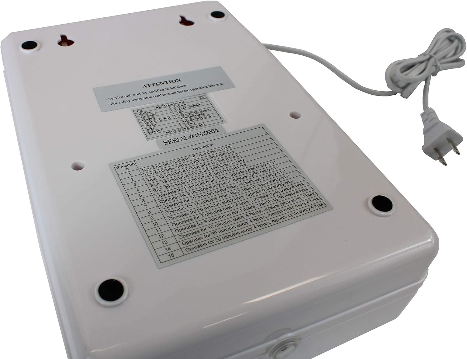 Aqua-6, 120 mg hour Water Ozone Generator9