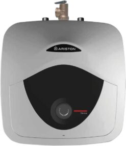 Ariston Andris Mini Tank Electric Water Heater – Heating Solution for Under Sink, RV, and Compact Spaces, Smart Boost for Versatile Heating, Simple Installation, 120-Volt, 8 Gallon Capacity