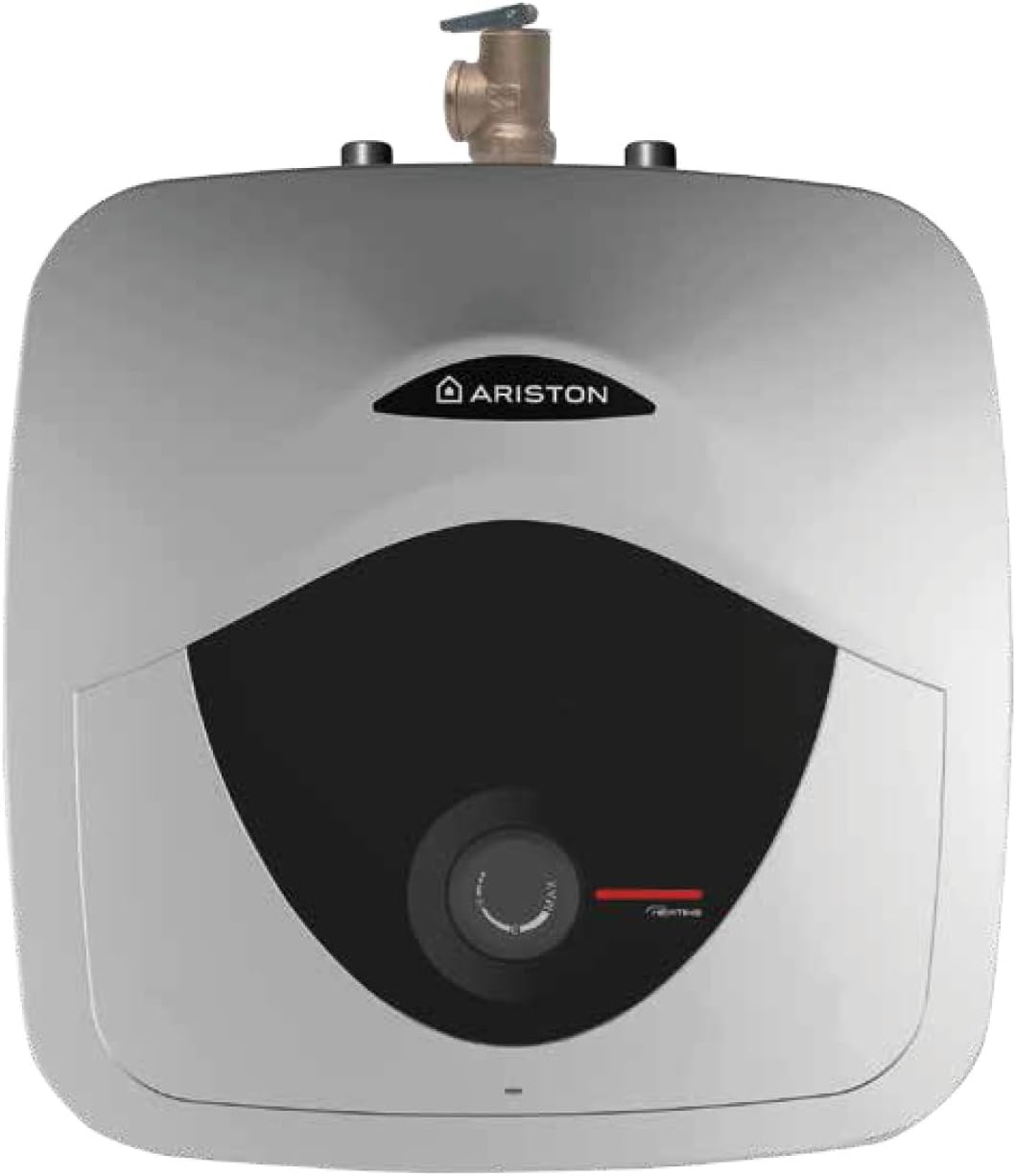Ariston Andris Mini Tank Electric Water Heater – Heating Solution for Under Sink, RV, and Compact Spaces, Smart Boost for Versatile Heating, Simple Installation, 120-Volt, 8 Gallon Capacity Ariston Andris Mini Tank Electric Water Heater – Heating Solution for Under Sink, RV, and Compact Spaces, Smart Boost for Versatile Heating, Simple Installation, 120-Volt, 8 Gallon Capacity