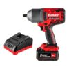 BAUER 2085CR-B1 20V Brushless Cordless, 1/2 in. High-Torque Impact Wrench Kit with 5 Ah Battery and Charger