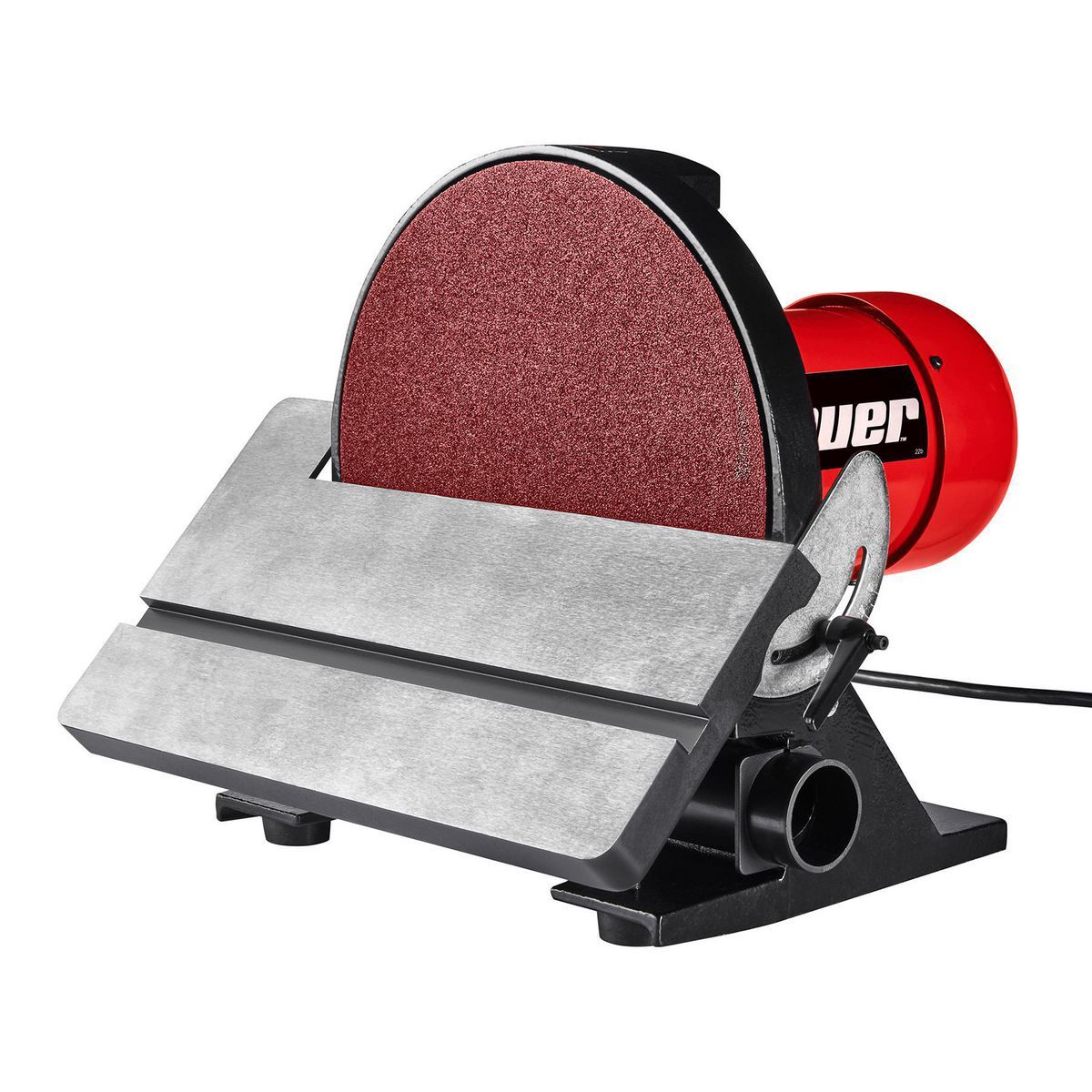 BAUER 21107E-B 12 in., 1-1 4 HP Disc Sander7