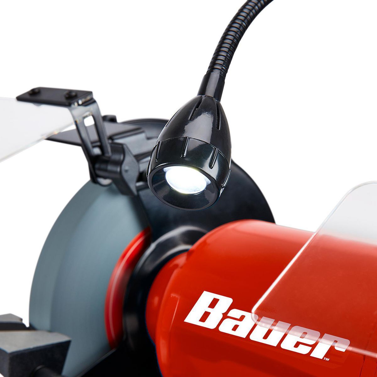 BAUER 8 in. Variable-Speed Bench Grinder with LED Work Light2