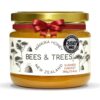 Bees & Trees Manuka Honey 350+ MGO – New Zealand Pure Monofloral, Raw, Bioactive – Unpasteurized Superfood for Wellness – Bioactive Nutrient-Packed for Immunity & Vitality - 380g (13.4oz) Glass Jar