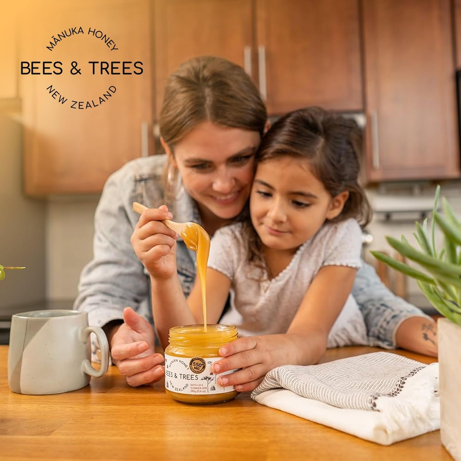 Bees & Trees Manuka Honey 830+ MGO – New Zealand Pure Monofloral, Raw, Bioactive – Unpasteurized Superfood for Wellness – Bioactive, Nutrient-Packed for Immunity & Vitality - 380g (13.4oz) Glass Jar3