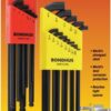 Bondhus 20599 0.050-3/8" & 1.5-10mm Stubby Ball End Hex Key DoublePK