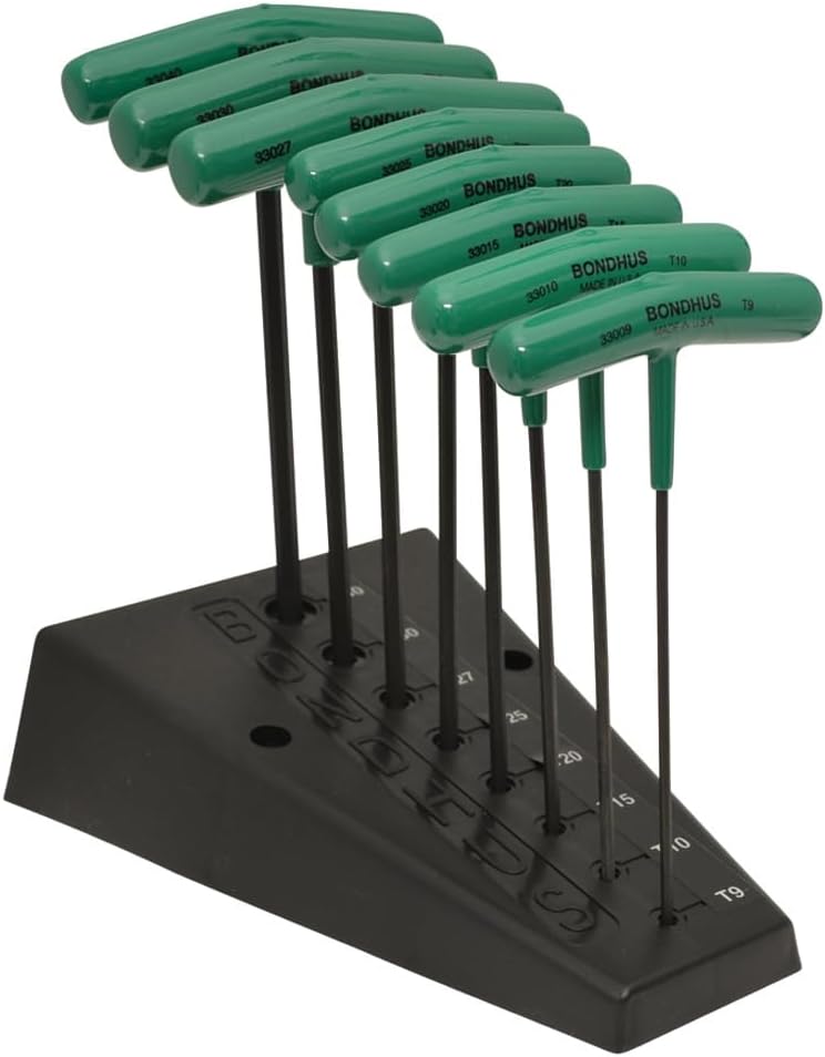 Bondhus 33034 Tthx8 8Pc Torx T-Handle Set TX9-TX40, Pack of 1 Bondhus 33034 Tthx8 8Pc Torx T-Handle Set TX9-TX40, Pack of 1