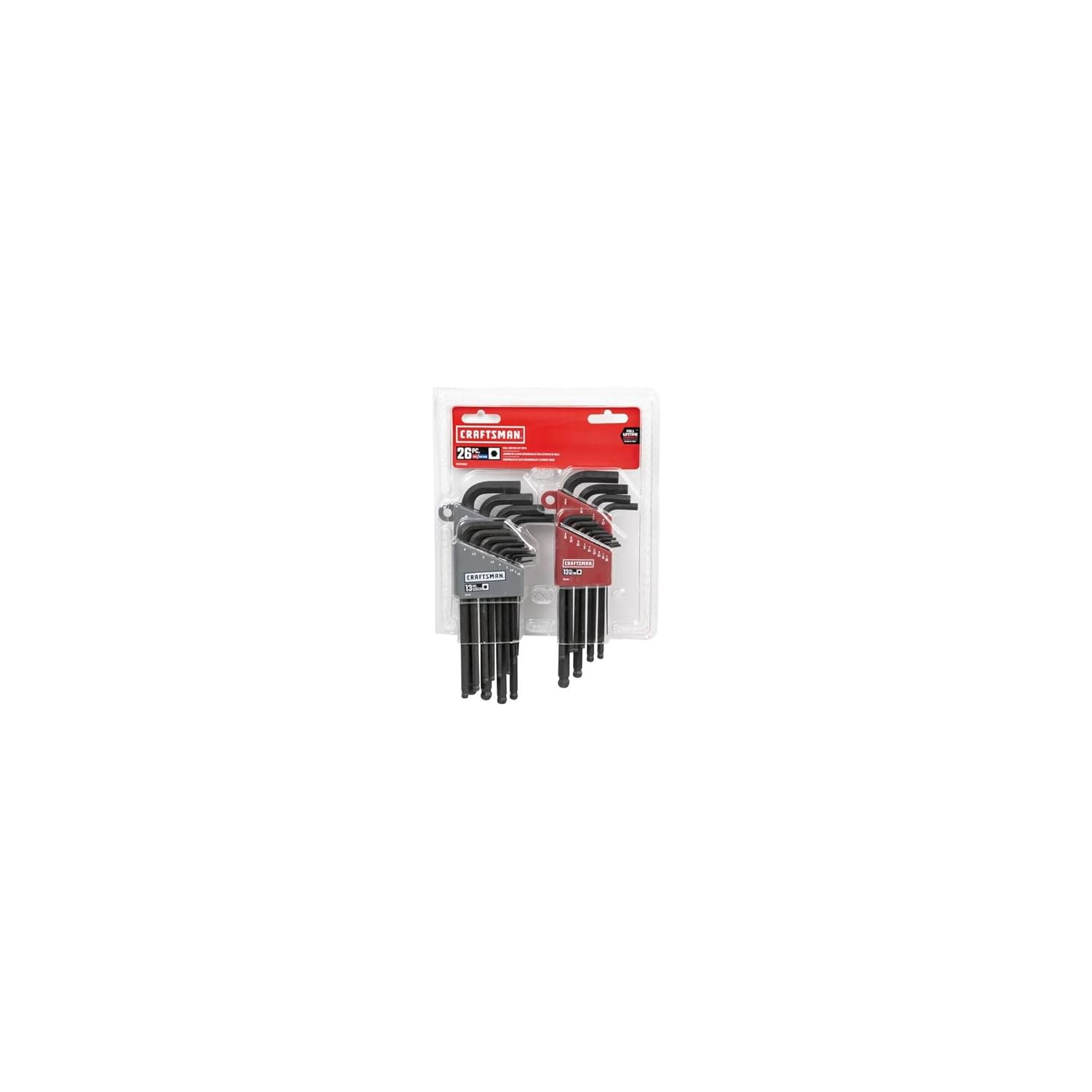CRAFTSMAN Ball End Hex Key Set, SAE MM, 26 Piece (CMHT26009)3