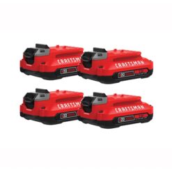 CRAFTSMAN CMCB202-4 V20 20-V 4-Pack Lithium-ion Battery Kit (2 Ah)