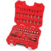 CRAFTSMAN CMMT45304 105-Piece Standard (SAE) and Metric Gunmetal Chrome Mechanics Tool Set with Hard Case