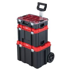 CRAFTSMAN CMST60402 VERSASTACK 17.126-in W x 30.9-in H x 20.157-in D Black Plastic/Metal Rolling Tool Box