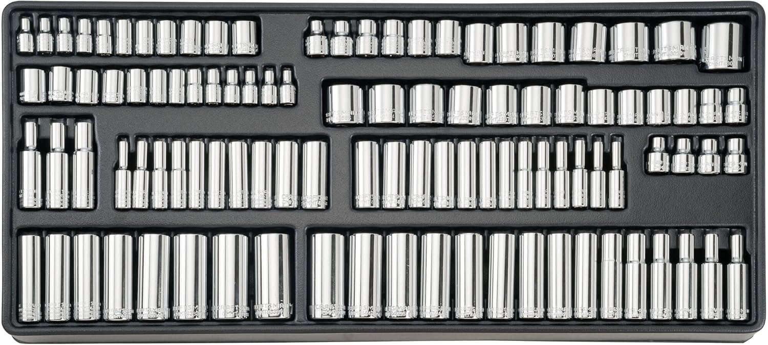 CRAFTSMAN Mechanics Tool Set, 298 Piece Hand Tool and Socket Set SAE Metric (CMMT12139)65