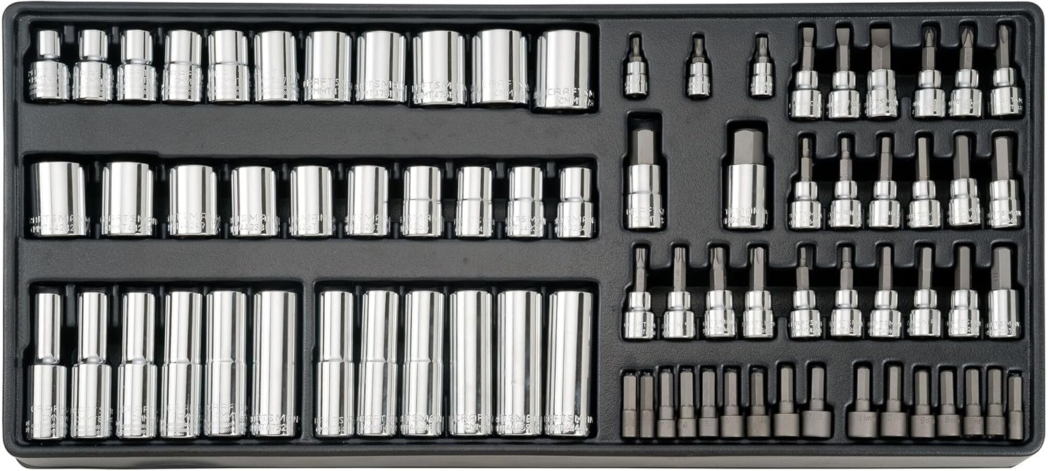 CRAFTSMAN Mechanics Tool Set, 298 Piece Hand Tool and Socket Set SAE Metric (CMMT12139)9