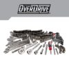 CRAFTSMAN OVERDRIVE 284-Piece Standard (SAE) and Metric Gunmetal Chrome Mechanics Tool Set