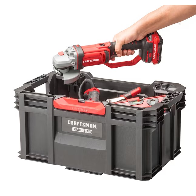 CRAFTSMAN TRADESTACK 22.6-in W x 31.9-in H x 18.2-in D Multiple Colors Finishes Structural Foam Rolling Tool Box3_11zon