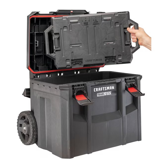 CRAFTSMAN TRADESTACK 22.6-in W x 31.9-in H x 18.2-in D Multiple Colors Finishes Structural Foam Rolling Tool Box8_11zon