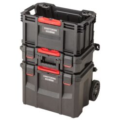 CRAFTSMAN TRADESTACK 22.6-in W x 31.9-in H x 18.2-in D Multiple Colors/Finishes Structural Foam Rolling Tool Box (CMST60430)