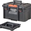 CRAFTSMAN TRADESTACK Tool Box, Waterproof Indoor/Outdoor, Stackable Tool Storage, Lockable, 21 Inch (CMST21430)