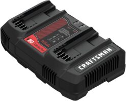 CRAFTSMAN V20 Battery Charger, Dual Port, 2.0-Ah (CMCB124)