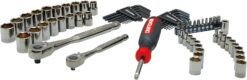 CRAFTSMAN VERSASTACK Mechanics Tool Set, 1/4 and 3/8 Inch Drive, 68-piece (CMMT45314)