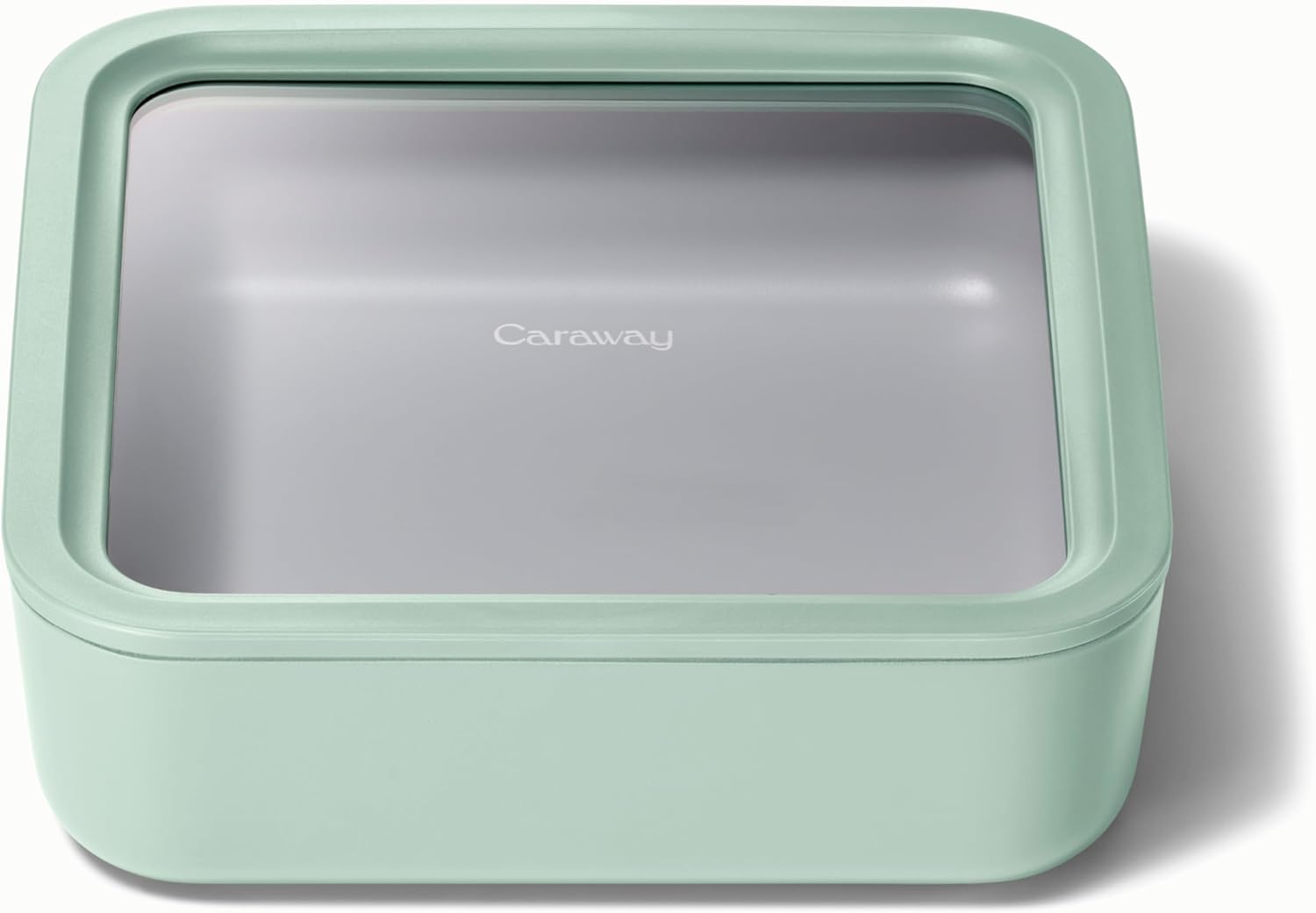 Caraway Glass Food Storage, 10 Cup Glass Container,Ceramic Coated Food Container,Easy to Store, Non Toxic, Non Stick Lunch Box Container with Glass Lids. Dishwasher, Oven,Square Shape,Mist Caraway Glass Food Storage, 10 Cup Glass Container,Ceramic Coated Food Container,Easy to Store, Non Toxic, Non Stick Lunch Box Container with Glass Lids. Dishwasher, Oven,Square Shape,Mist