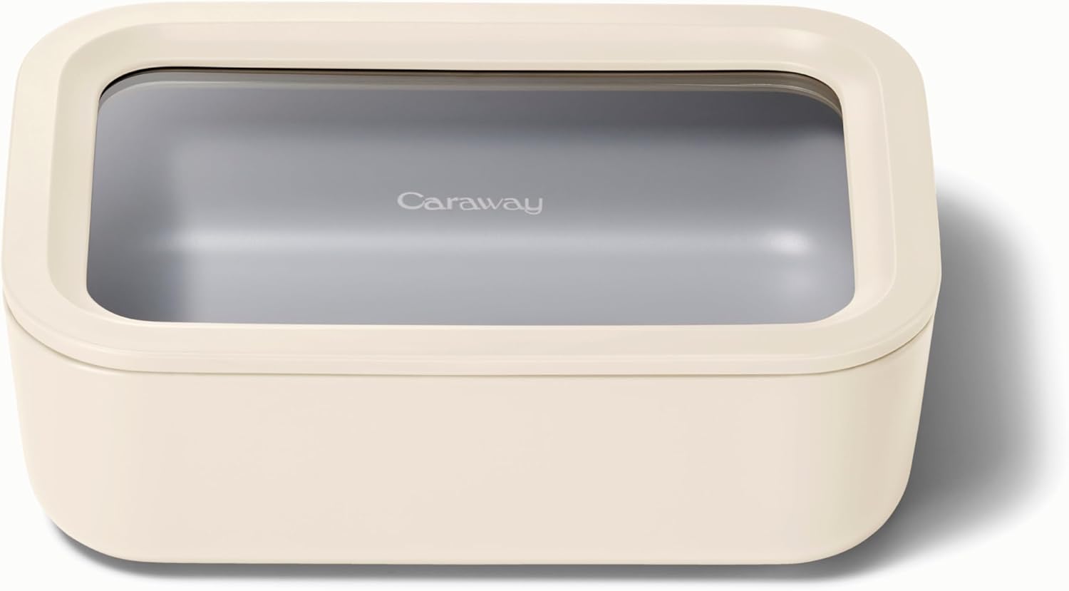 Caraway Glass Food Storage, 6.6 Cup Glass Container,Ceramic Coated Food Container,Easy to Store, Non Toxic, Non Stick Lunch Box Container with Glass Lids. Dishwasher, Oven,Square Shape,Cream Caraway Glass Food Storage, 6.6 Cup Glass Container,Ceramic Coated Food Container,Easy to Store, Non Toxic, Non Stick Lunch Box Container with Glass Lids. Dishwasher, Oven,Square Shape,Cream