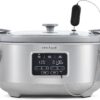 Crockpot Programmable 7-Quart Cook & Carry Slow Cooker with Sous Vide, Stainless Steel