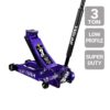 DAYTONA DJ300MP 3 Ton Low-Profile Superduty Floor Jack with RAPID PUMP, Metallic Purple