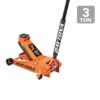 DAYTONA DS300S 3 Ton Professional Floor Jack with RAPID PUMP, Orange