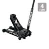 DAYTONA DS400SB 4 Ton Professional Floor Jack with RAPID PUMP, Black
