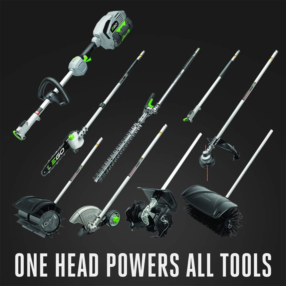 EGO Power+ MST1501 Multi Combo Kit 15-Inch String Trimmer & Power Head with 5.0Ah Battery & Charger Included14