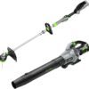EGO ST6151LB 15-Inch 56-Volt Lithium-ion Cordless POWERLOAD™ String Trimmer with Aluminum Telescopic Shaft & 615 CFM Blower Combo Kit with 2.5Ah Battery and Charger Included