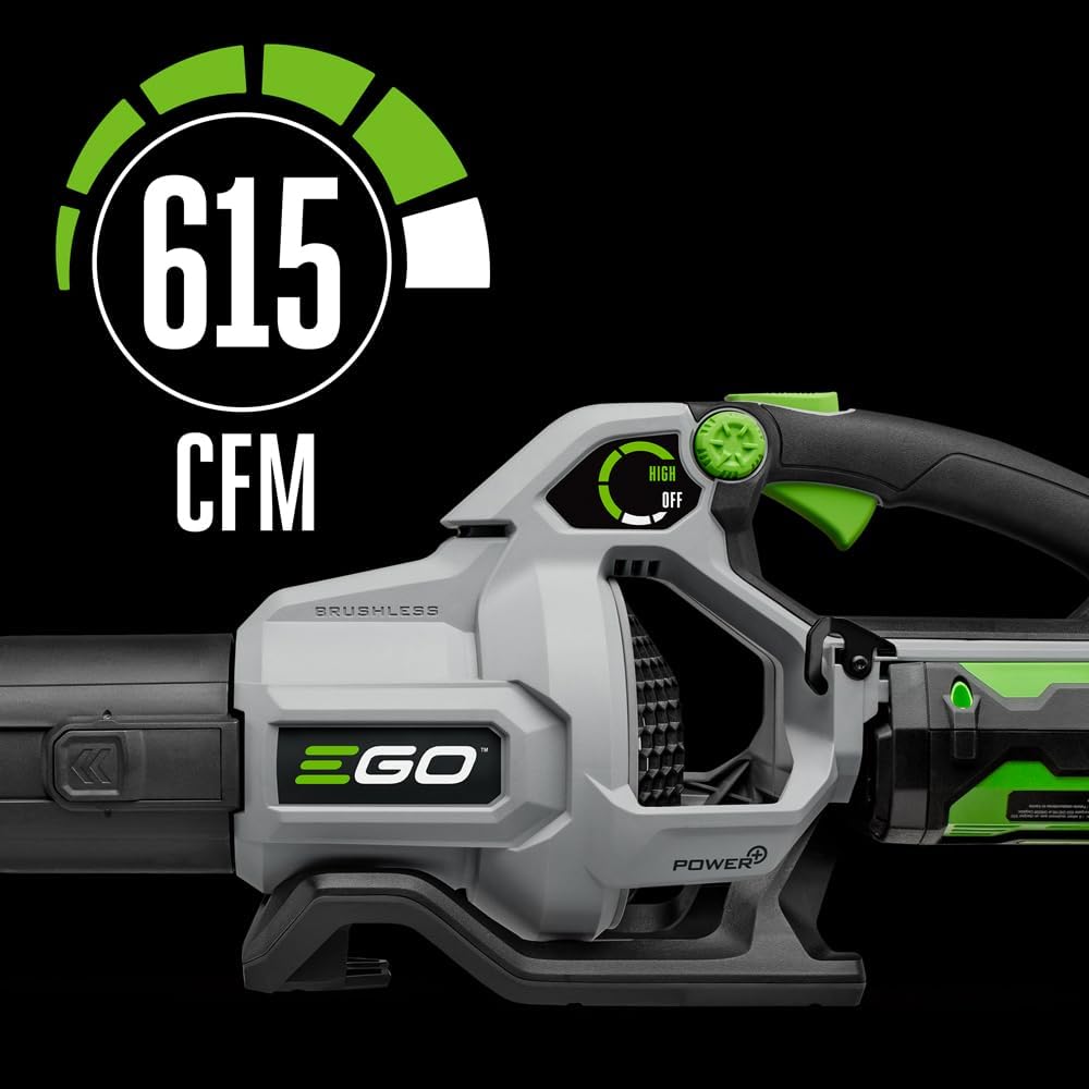 EGO ST6151LB 15-Inch 56-Volt Lithium-ion Cordless POWERLOAD™ String Trimmer with Aluminum Telescopic Shaft & 615 CFM Blower Combo Kit with 2.5Ah Battery and Charger Included8