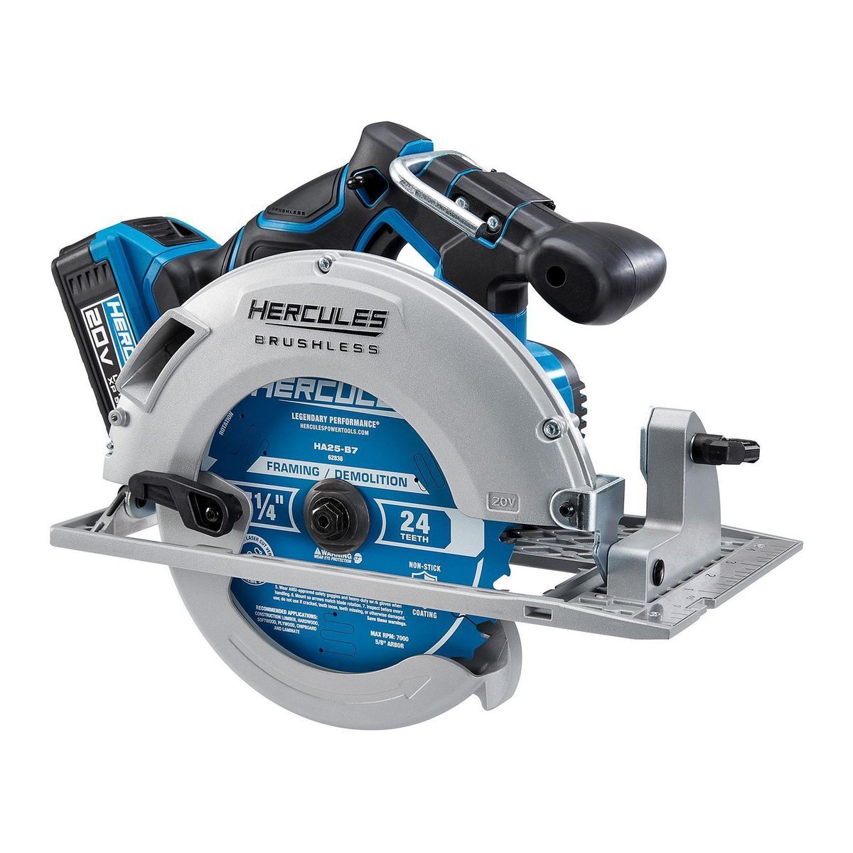 HERCULES HCB721B 20V Brushless Cordless 7-1 4 in. Circular Saw - Tool Only12
