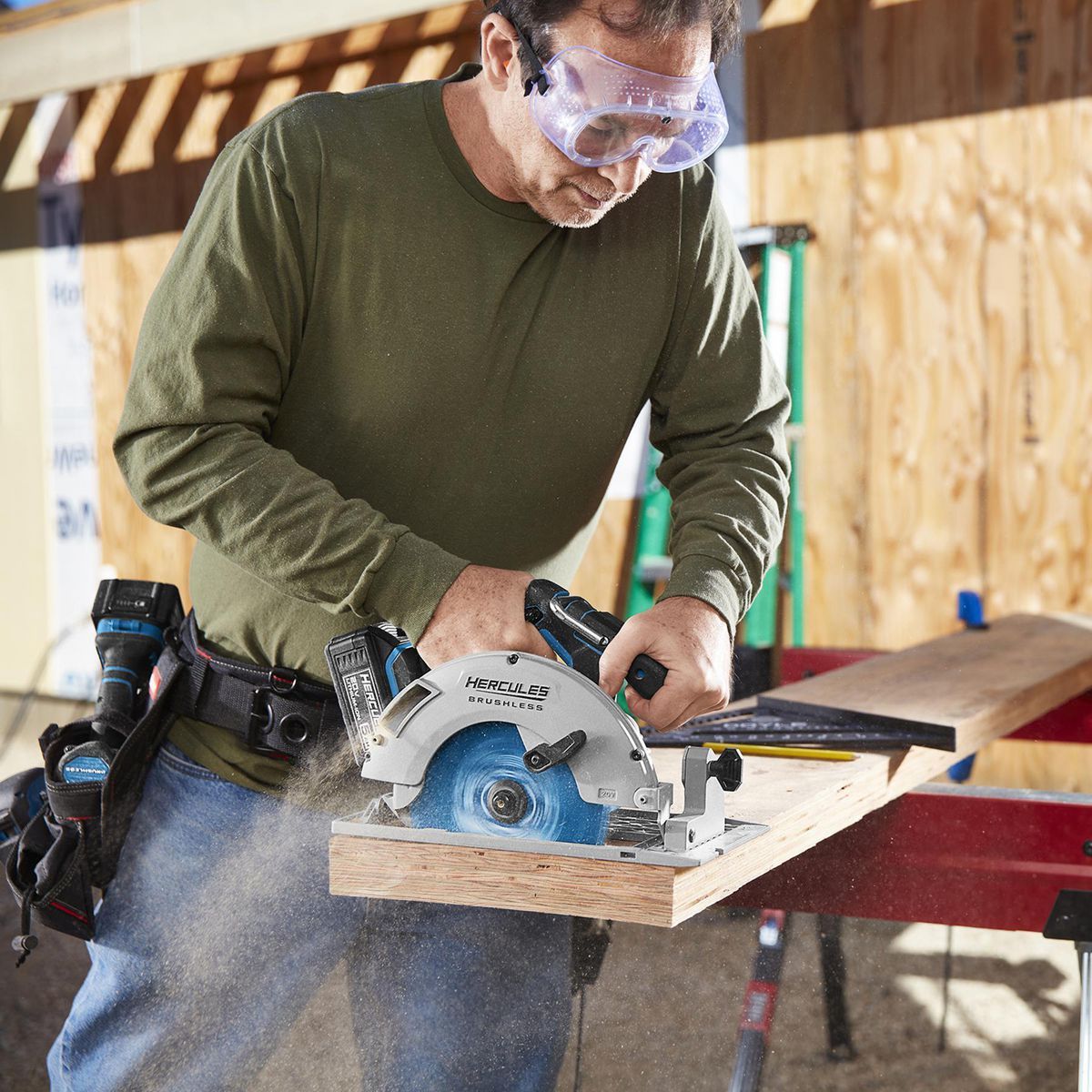 HERCULES HCB721B 20V Brushless Cordless 7-1 4 in. Circular Saw - Tool Only14
