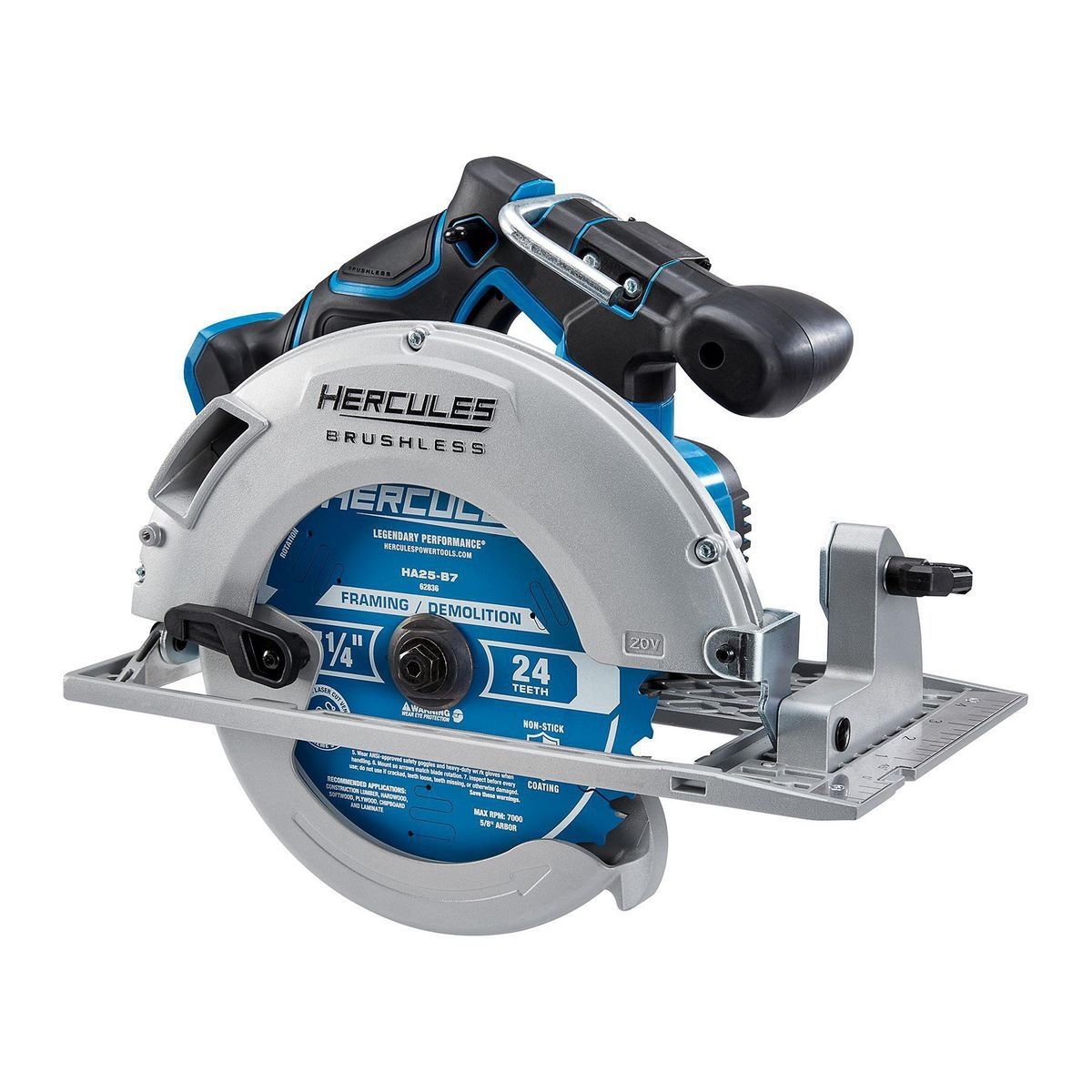 HERCULES HCB721B 20V Brushless Cordless 7-1 4 in. Circular Saw - Tool Only5