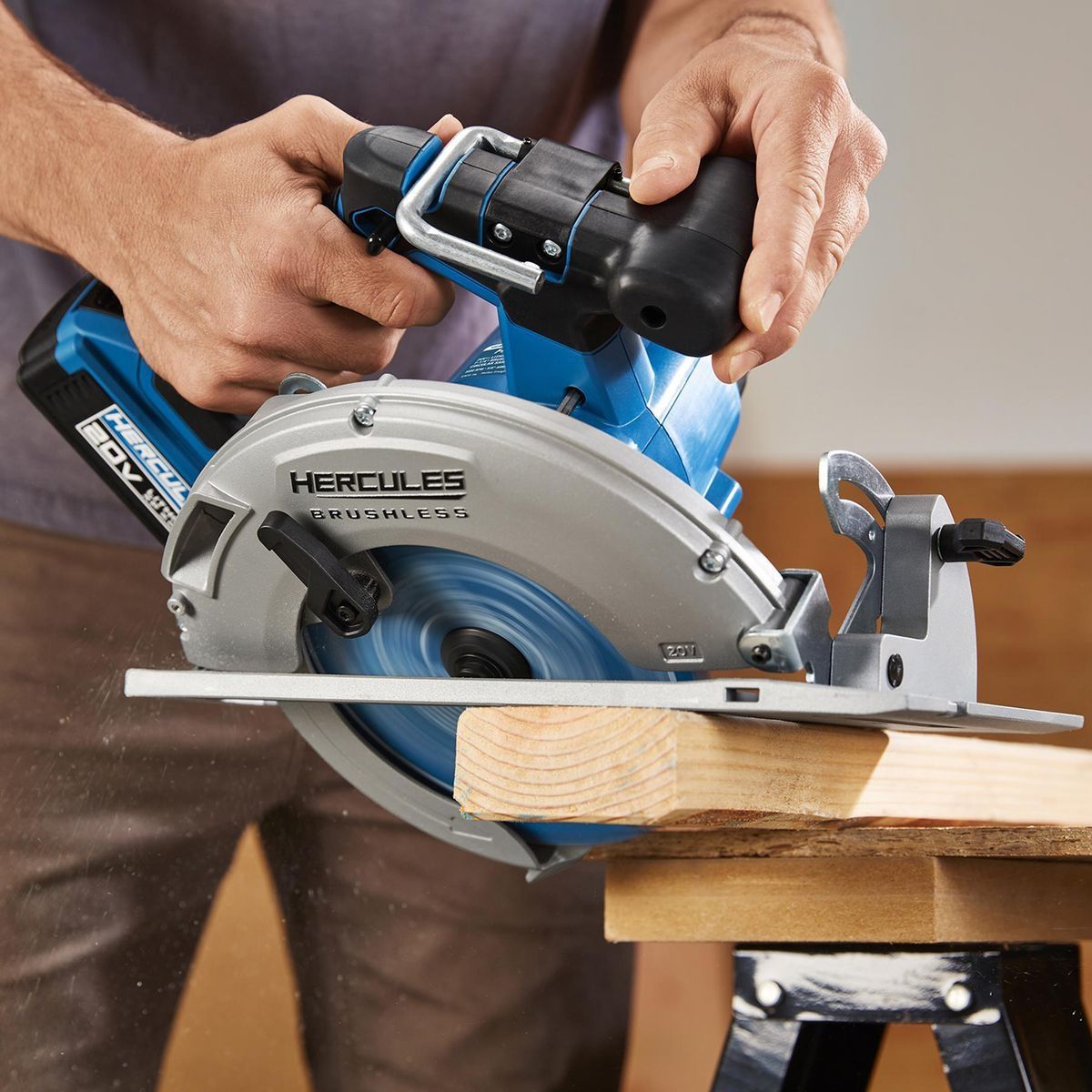 HERCULES HCB721B 20V Brushless Cordless 7-1 4 in. Circular Saw - Tool Only9