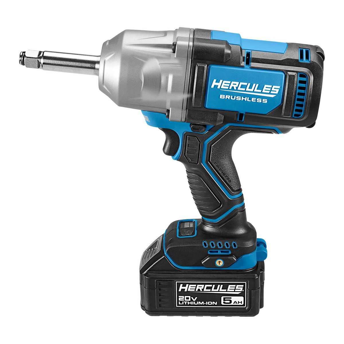 HERCULES HCB89B 20V Brushless Cordless 1 2 in. High-Torque Impact Wrench with Extended Anvil - Tool Only0