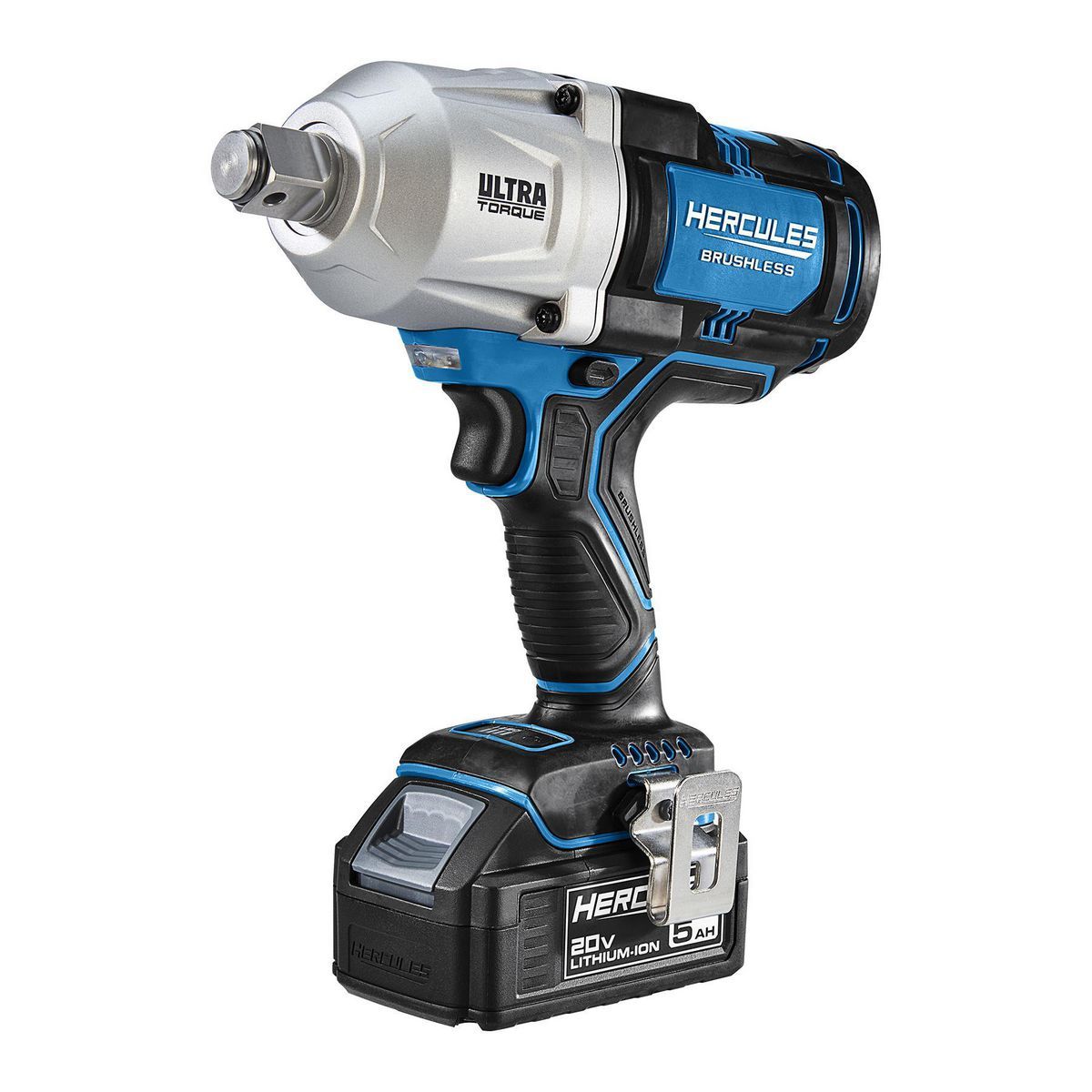 HERCULES HCB95B 20V Brushless Cordless 3 4 in. Ultra Torque Impact Wrench with Friction Ring - Tool Only7