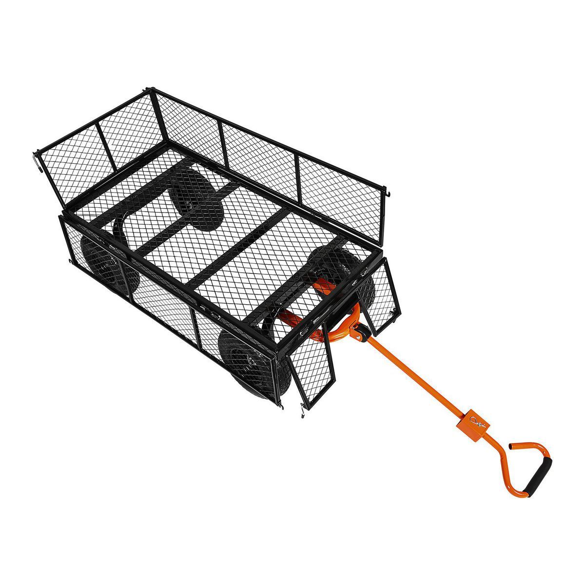 HFT 1200 lb. Capacity Steel Utility Cart with Removable Sides3