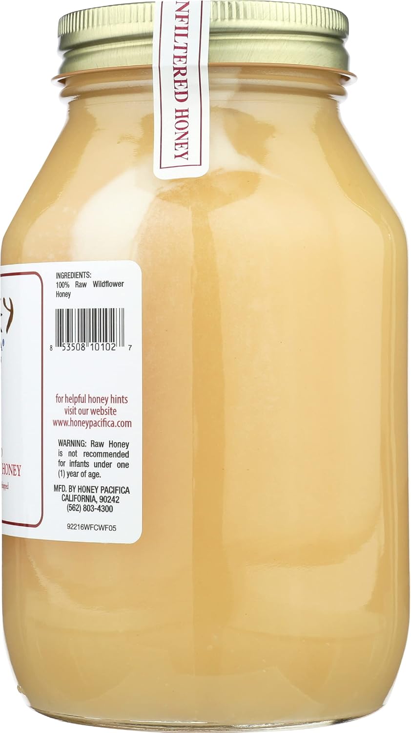 HONEY PACIFICA Creamy Wildflower Honey, 46 OZ7
