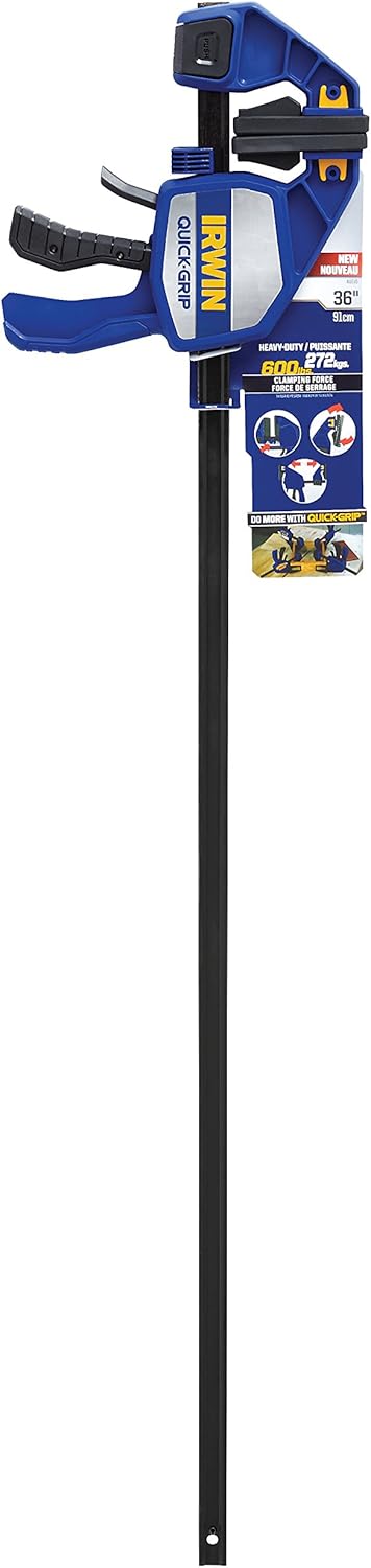 IRWINQUICK-GRIPOne-Handed Bar Clamp, Heavy-Duty, 36, 19647154