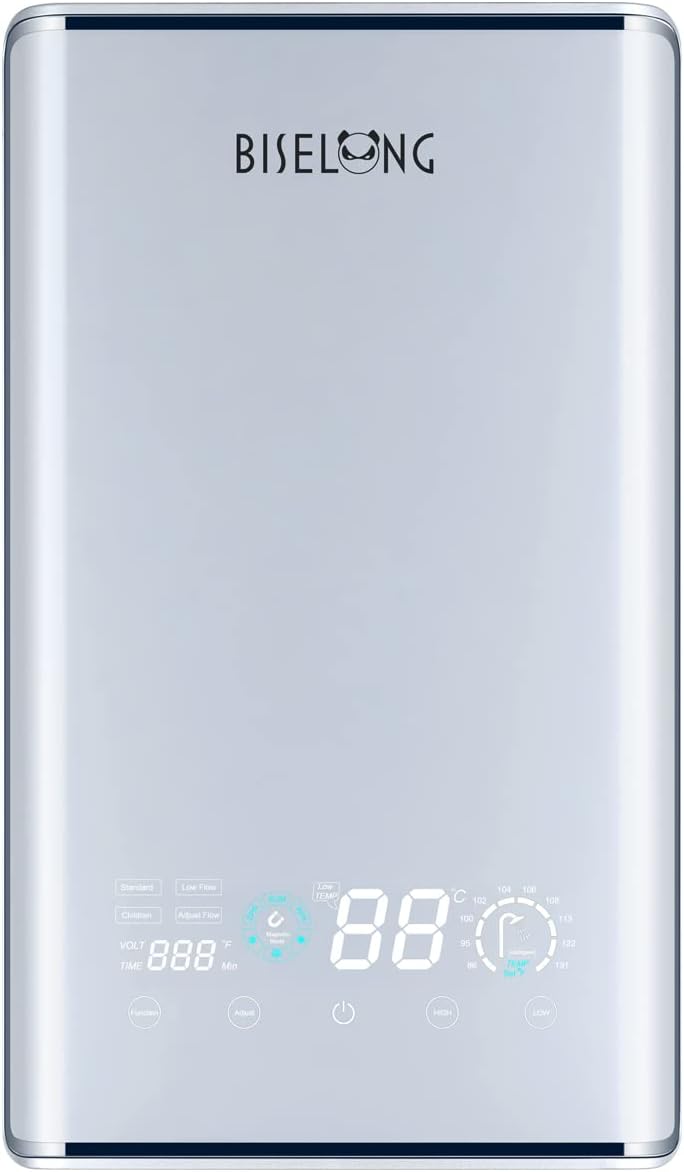 Instant Hot Electric Tankless Water Heater 220 240V, Small Wall Mounted Compact, Suitable for Kitchen and Bathroom Counter Cabinets and Sinks,Not Suitable for Winter Bathing 9Kw Instant Hot Electric Tankless Water Heater 220/240V, Small Wall Mounted Compact, Suitable for Kitchen and Bathroom Counter Cabinets and Sinks,Not Suitable for Winter Bathing 9Kw