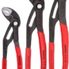 KNIPEX Tools - 3 Piece Cobra Pliers Set (7, 10, & 12) (002006US1)