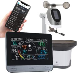 La Crosse Technology 328-69357-INT Wi-Fi Professional Weather Station, Black