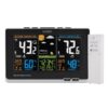 La Crosse Technology Advanced Weather Station with Full-Color LCD & Atomic Time - Monitor Indoor Outdoor Conditions with Temperature Alerts and Humidity Readings with Transmission Range of 300 Feet