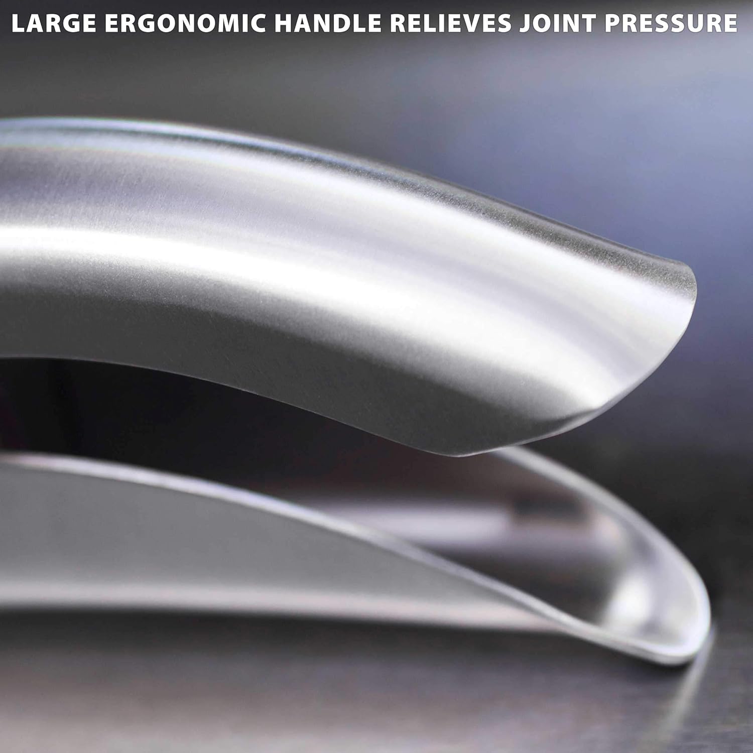 MANNKITCHEN Stainless Steel Garlic Press, Heavy Duty Professional Grade Double Lever-Assisted Garlic Mincer with High Capacity Reservoir - Easy to Clean and Rust Free Garlic Crusher6