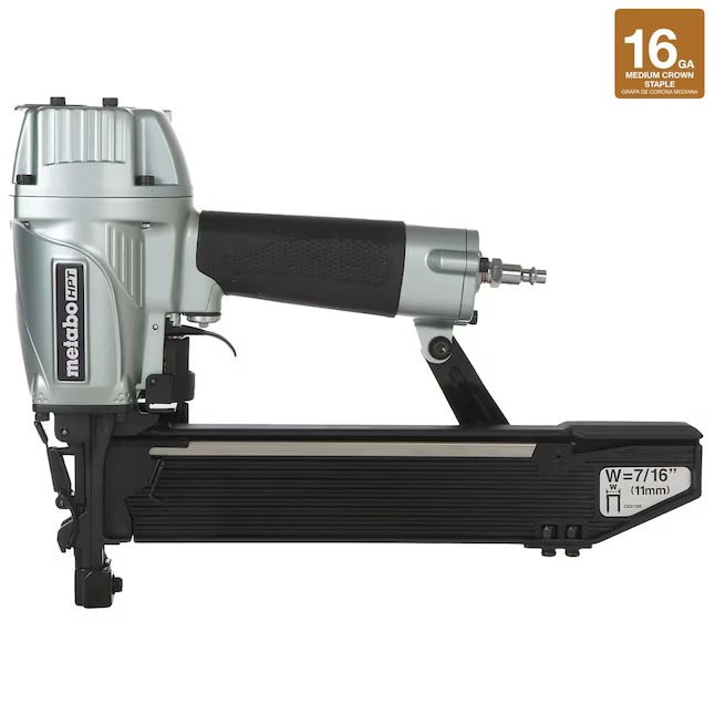 Metabo HPT 16-Gauge 7 16-in Medium Crown Construction Pneumatic Stapler_11zon